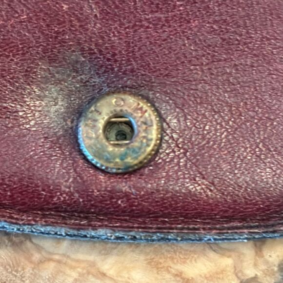 Vintage Leather Billfold Wallet Coin Purse - Picture 7 of 10